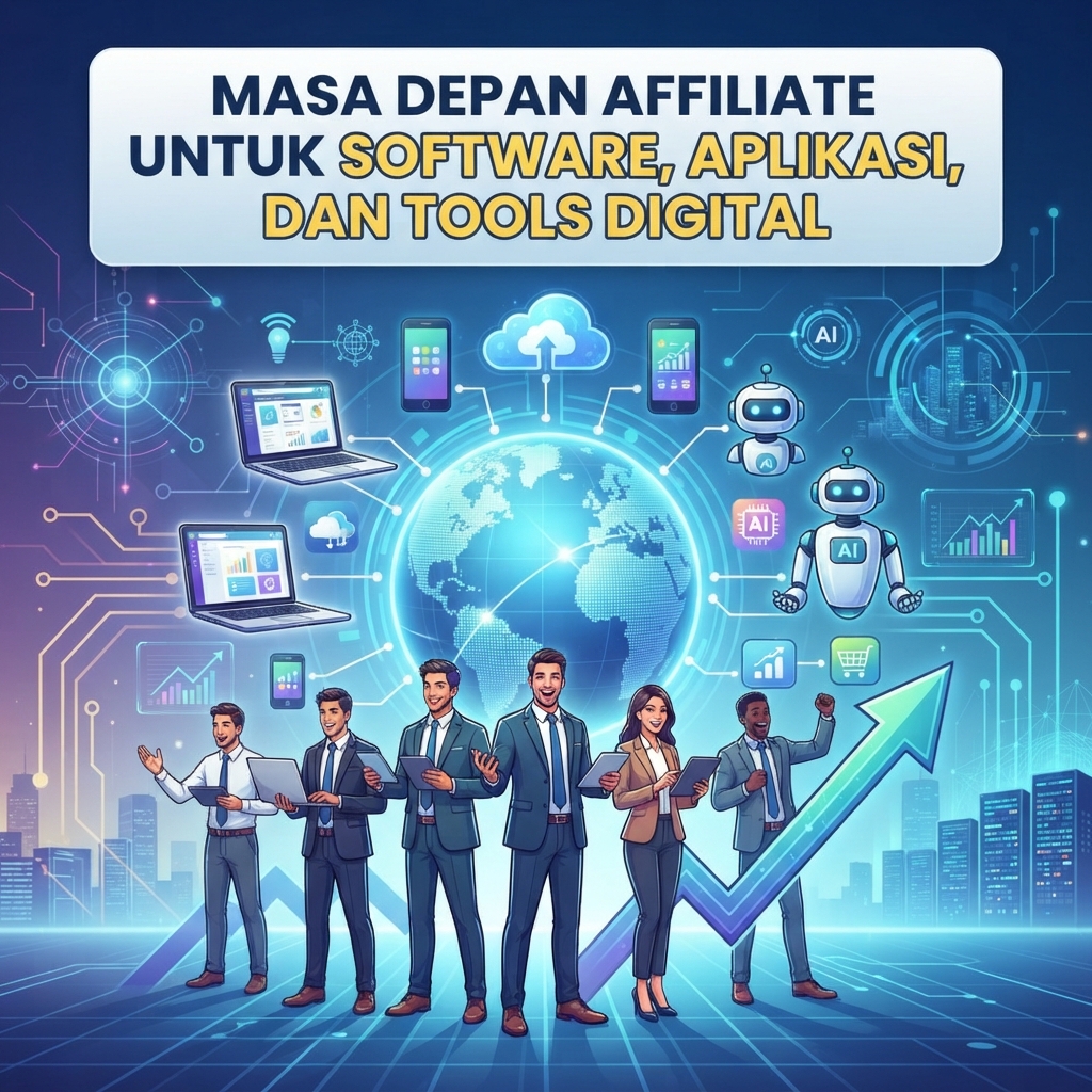 Masa Depan Affiliate untuk Software, Aplikasi, dan Tools Digital