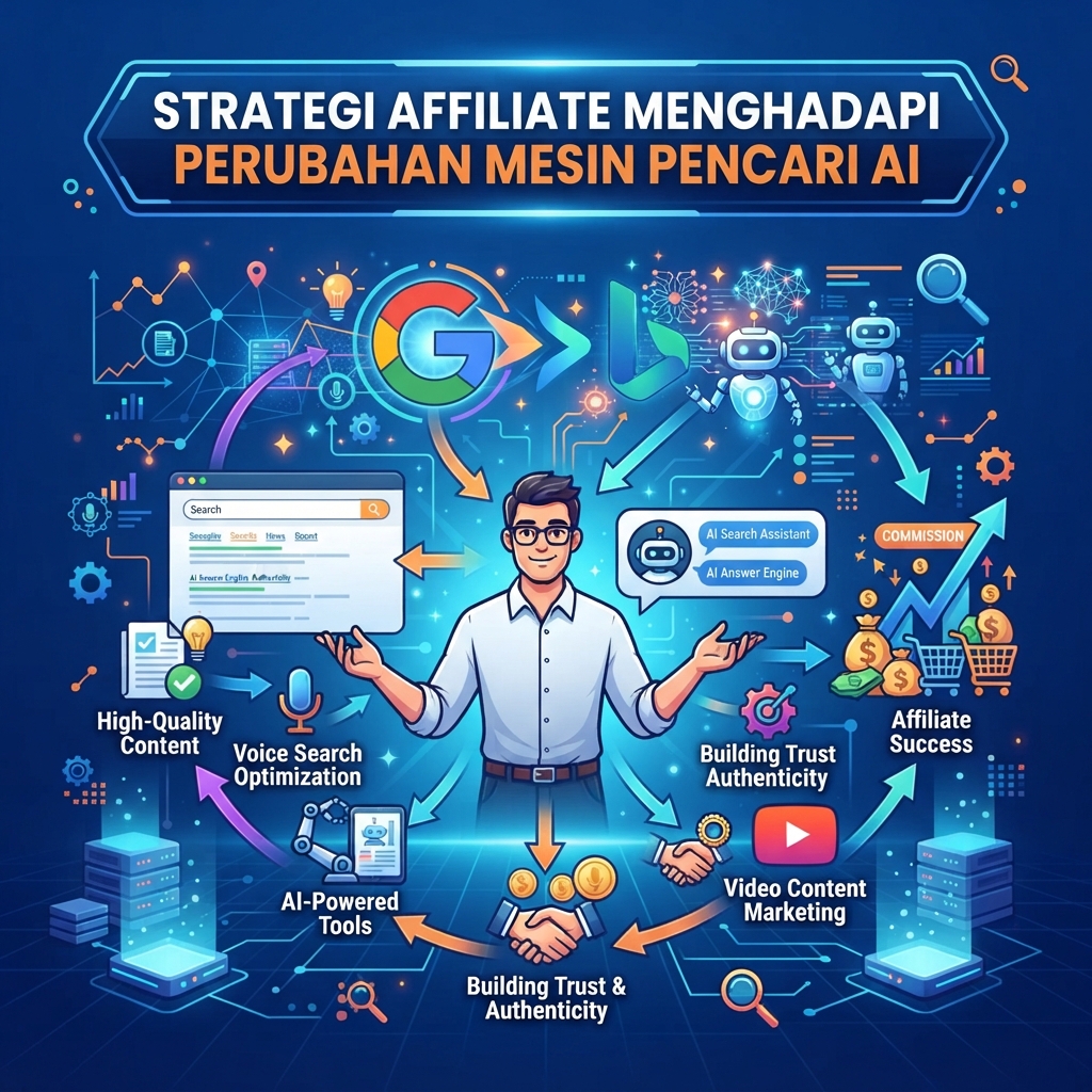 Strategi Affiliate Menghadapi Perubahan Mesin Pencari AI