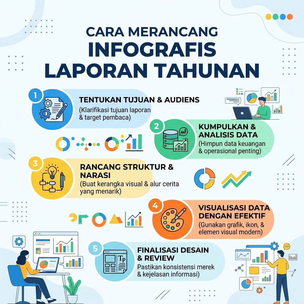 Cara Merancang Infografis Laporan Tahunan