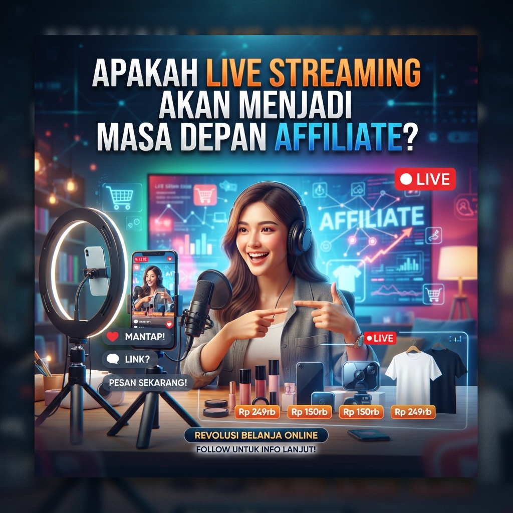 Apakah Live Streaming Akan Menjadi Masa Depan Affiliate?