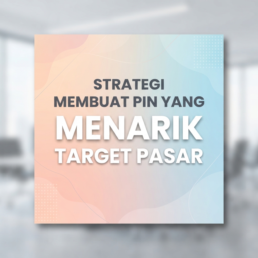 Strategi Membuat Pin yang Menarik Target Pasar