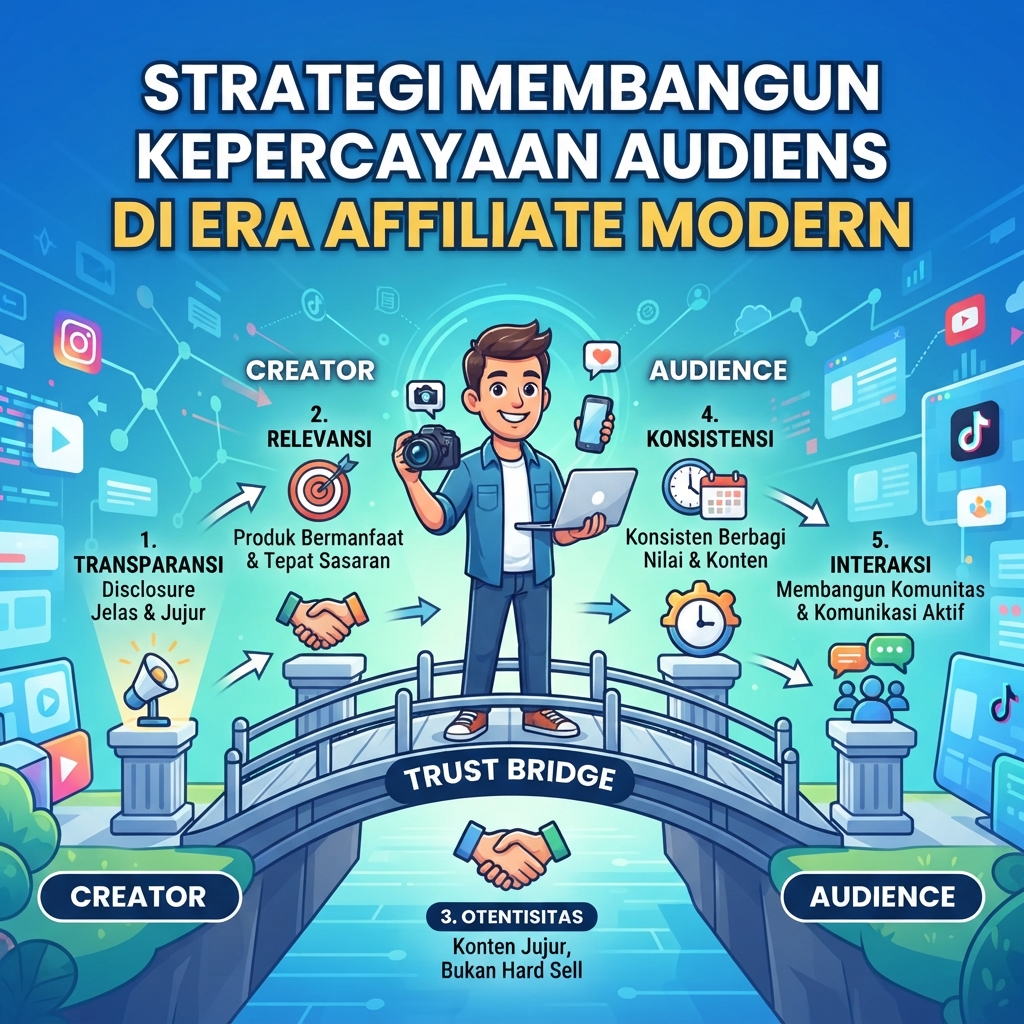 Strategi Membangun Kepercayaan Audiens di Era Affiliate Modern