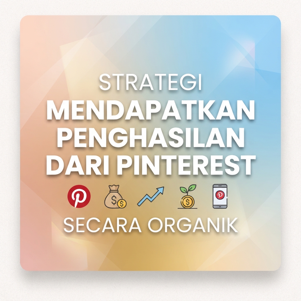 Strategi Mendapatkan Penghasilan dari Pinterest Secara Organik