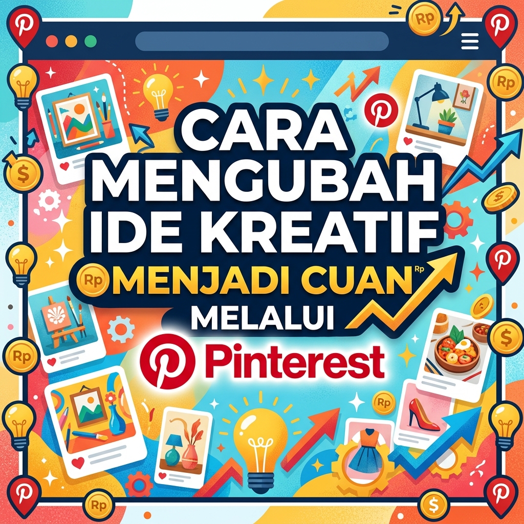 Cara Mengubah Ide Kreatif Menjadi Cuan melalui Pinterest