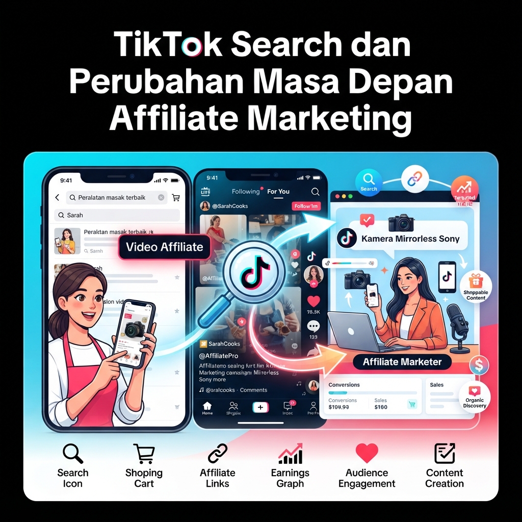 TikTok Search dan Perubahan Masa Depan Affiliate Marketing